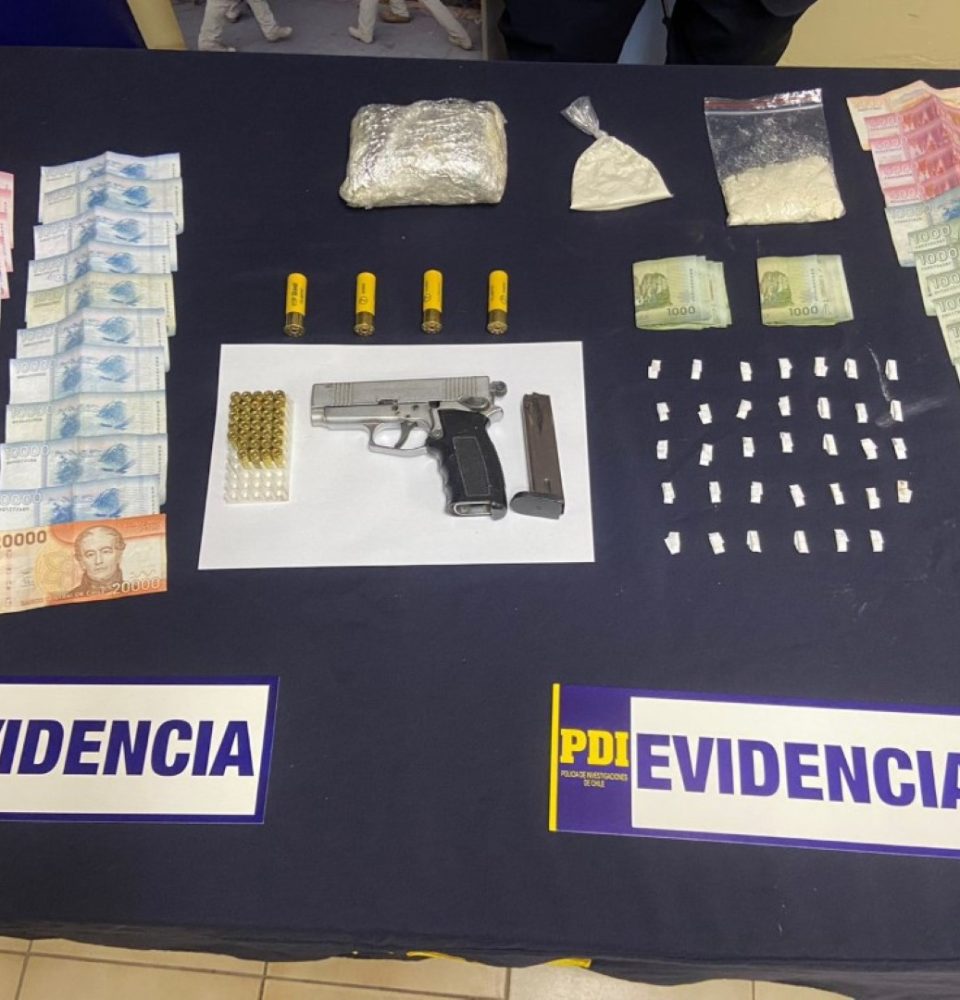 PDI desarticula 2 centros de microtráfico de drogas en población Ariztía y pueblo de Huamalata en Ovalle