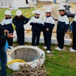 Alumnos del Colegio Serena visitan planta de producción de Aguas del Valle