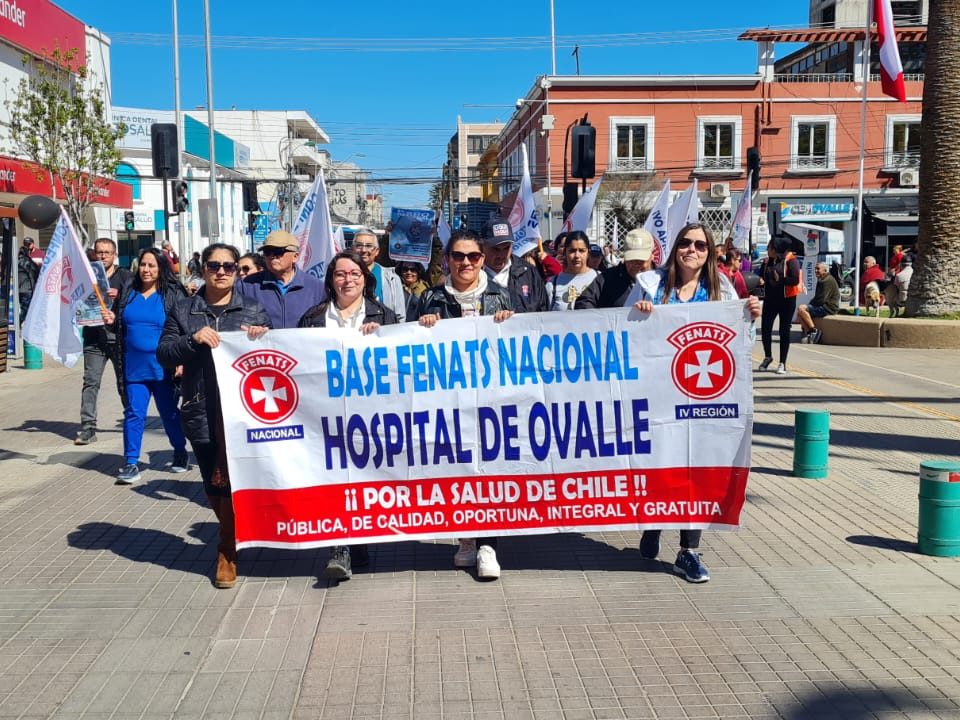 8 hospitales de la Región de Coquimbo se Mantienen en paro hace una semana