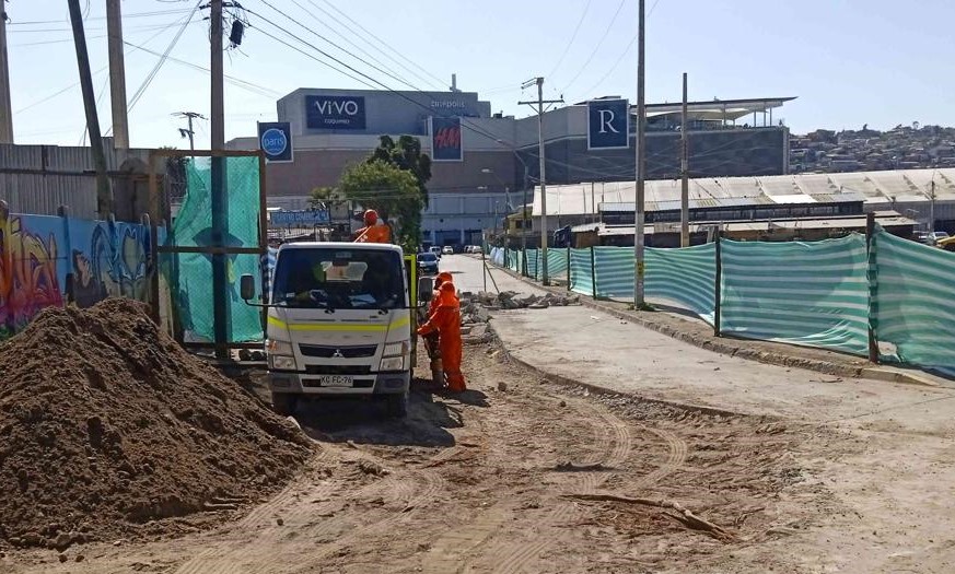 Aguas del Valle invierte $ 344 millones en renovación de colectores en sector Baquedano de Coquimbo