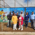 Vecinos de Peñuelas crean mural para concientizar sobre el cuidado del recurso hídrico con fondo de Aguas del Valle