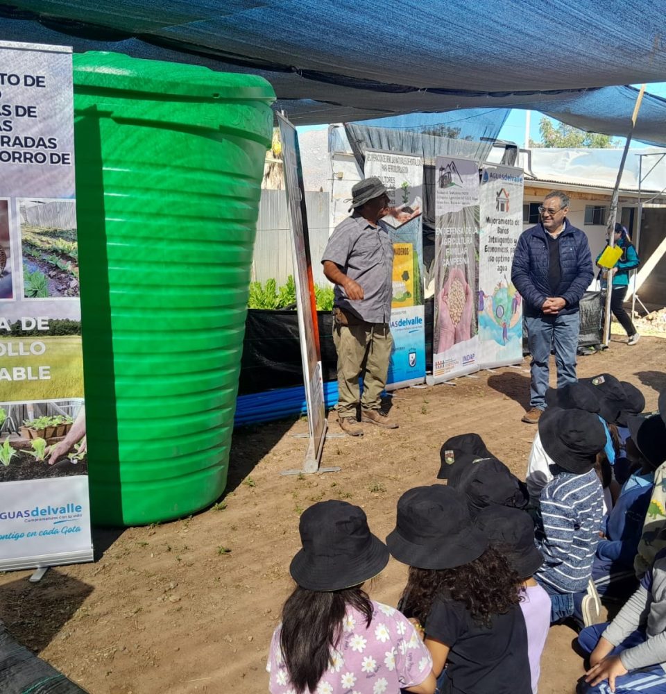 Incorporan tecnología digital para la agricultura de El Palqui gracias a fondo concursable de Aguas del Valle